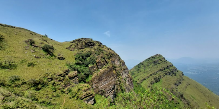 A breathtaking sight from the peak of Baba Budangiri mountain