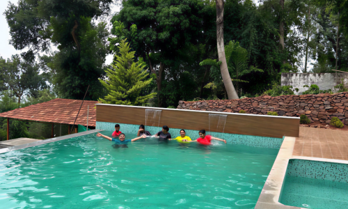 Resort with swimming pool